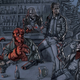 Illustration for article titled How we drew Hellboy hanging out with Edgar Allan Poe at a bar